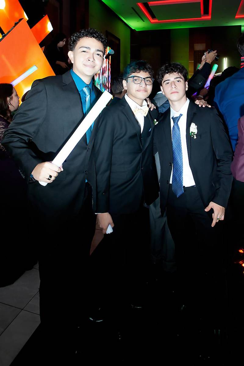 Jahir Arguijo, Jafeth Hernández y Obed Mejía.