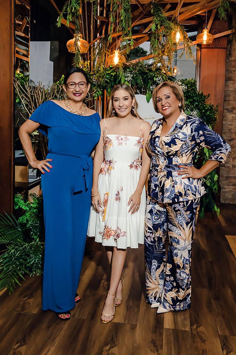 Irene Lanza, Stephanie Ewens y Edna Coello.