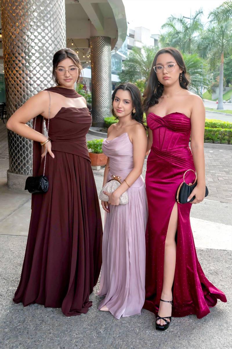 Sophia Cuellar, Sofía Mejía y Daniela Cruz.