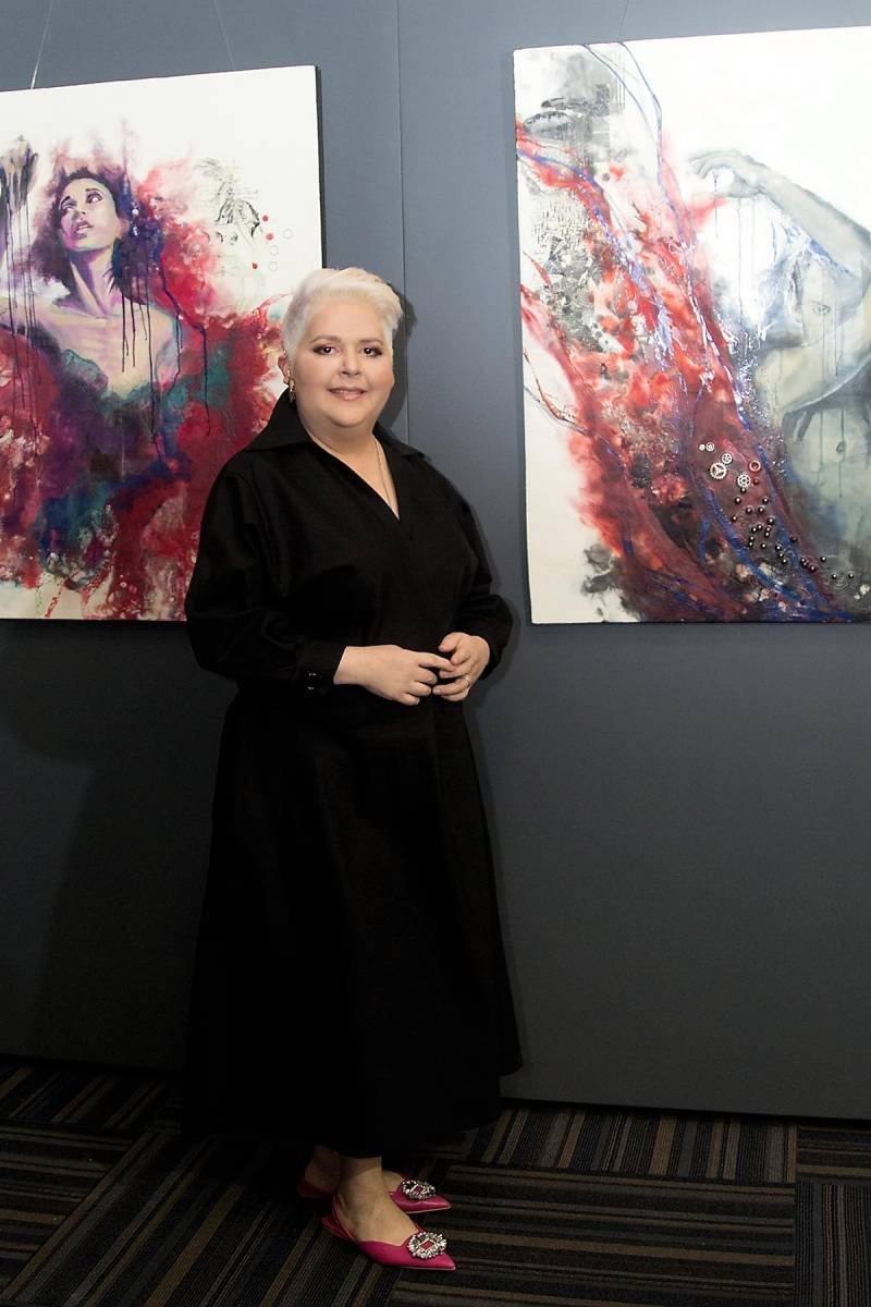 Fotogalería: Banpaís inaugura exposición de pintura “Biaxial” de Pamela Letona