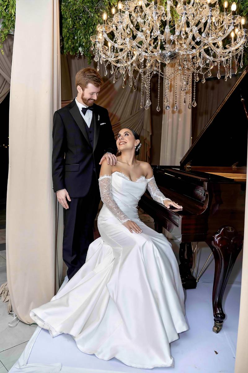 Los nuevos esposos Walter y Andrea Smith.