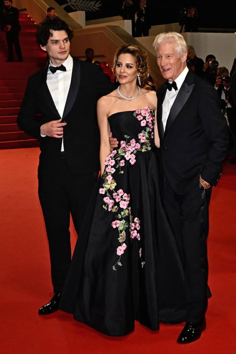 Homer James Jigme Gere, Alejandra Silva y Richard Gere 