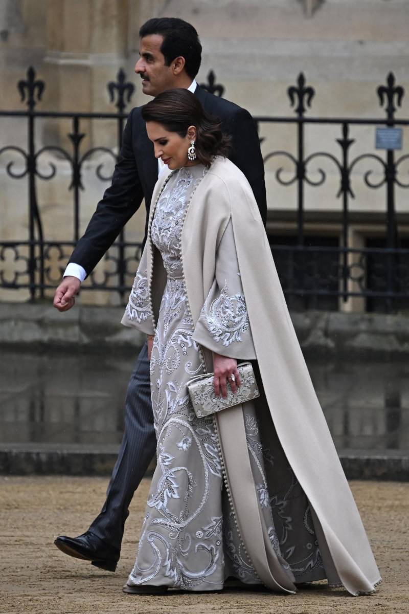 Sheikh Tamim ibn Hamad Al Thani y su esposa Tamim bin Hamad Al Thani