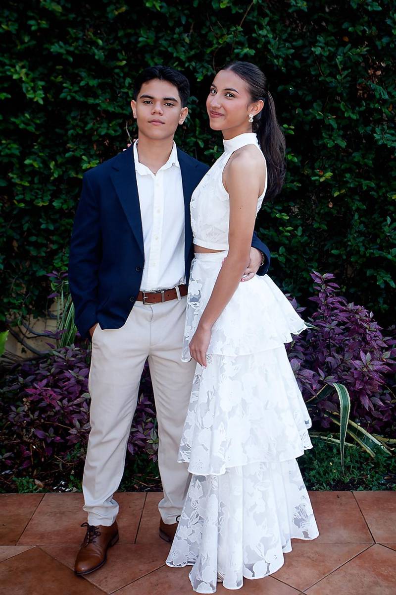 Jassir Flores y Isabella Hurrutia