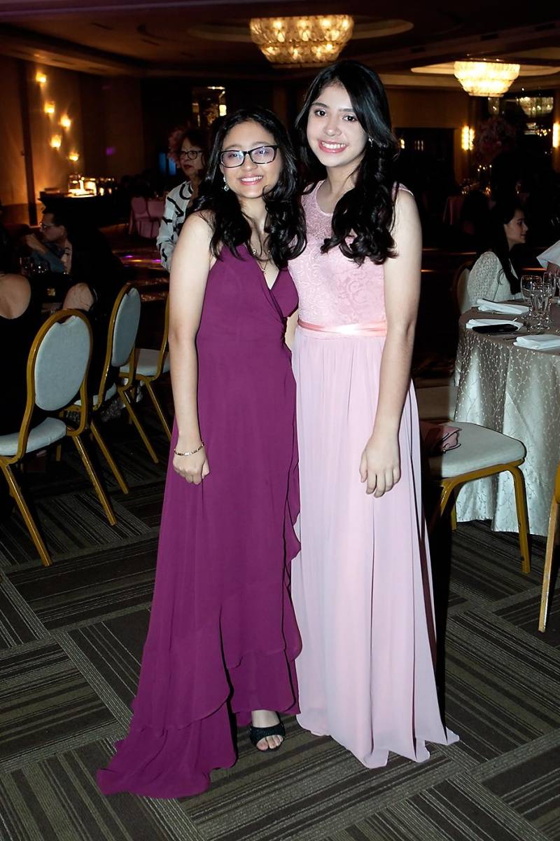 Joyce Valladares y Daniela García.