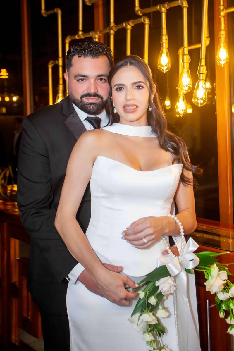 Michael Chahín y Nur Segebre.