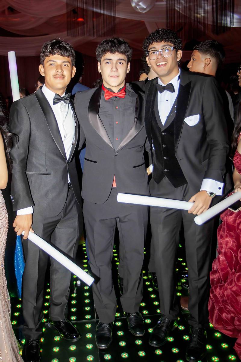 Alan Escobar, Emilio Quesada y Ander Rodas. 