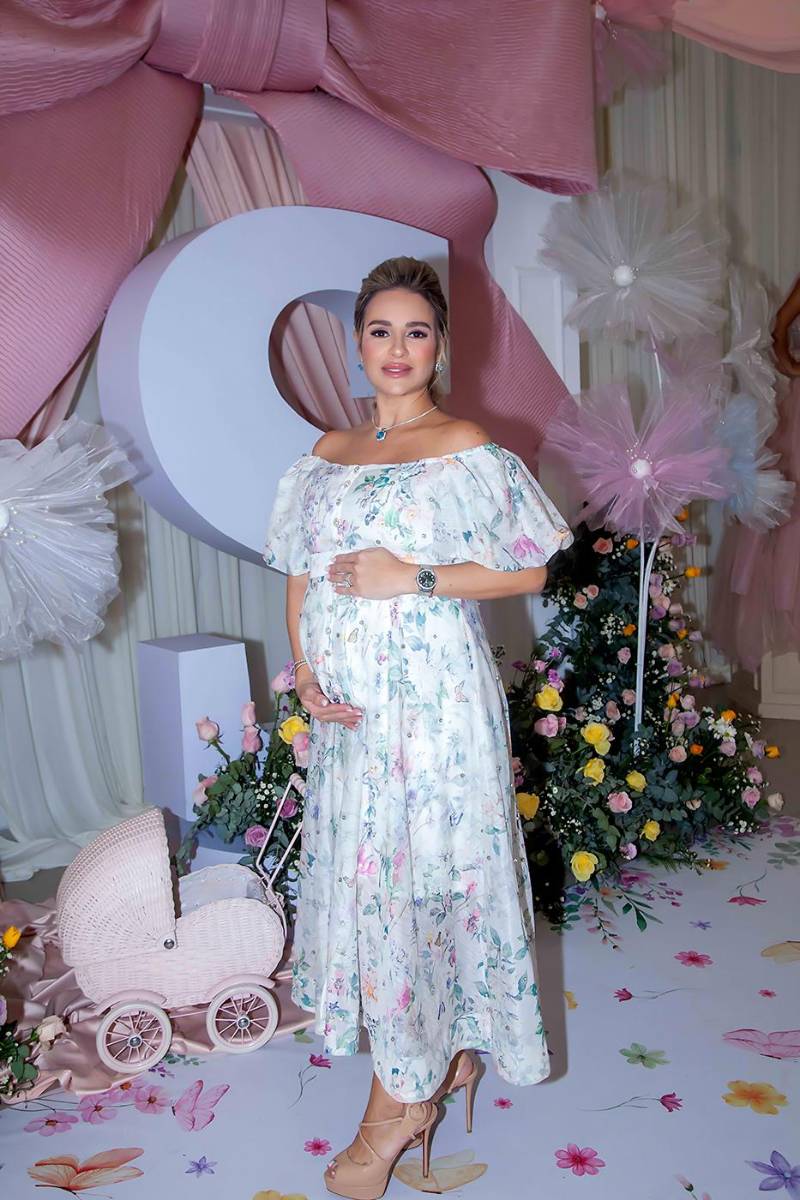 La homenajeada Karla Matamoros de Cruz