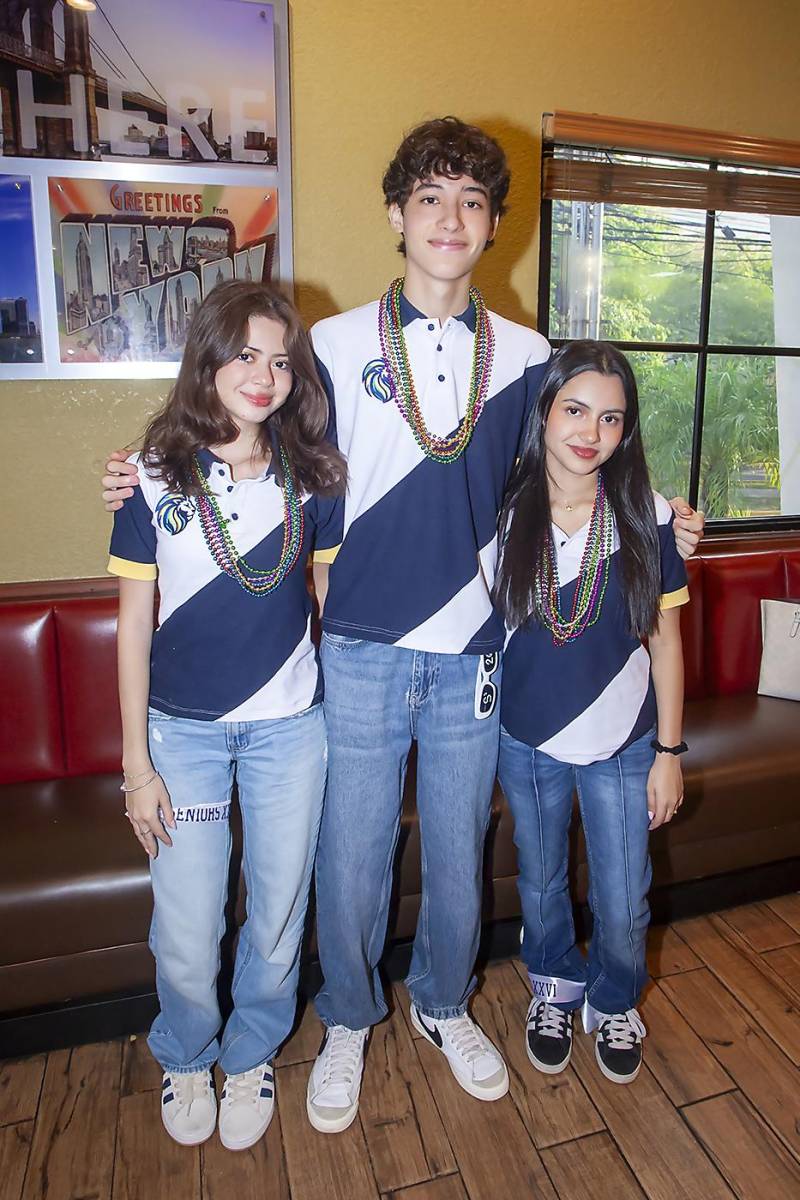 Danna Ferrary, Eduardo Castro y Sofía Mejía.