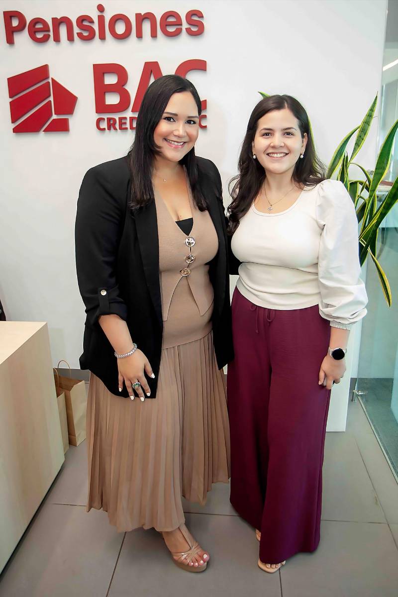 Andrea Cálix y Marcela Durán.