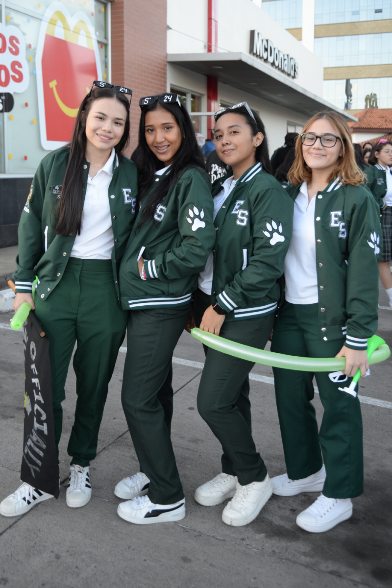 Andrea Rápalo, Valeria Sevilla, Daphne Padilla y Sara Alvarenga.