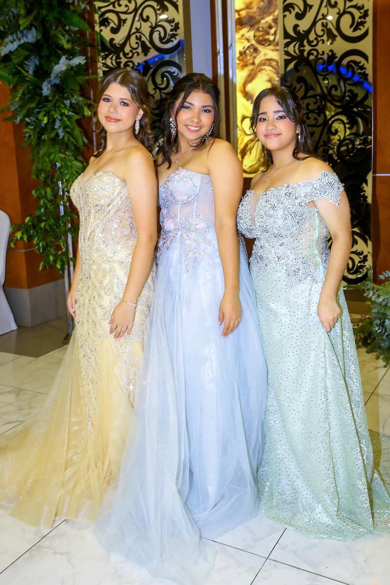 Sofía Barahona, Ixchel Alvarado y Sarahí Cruz.