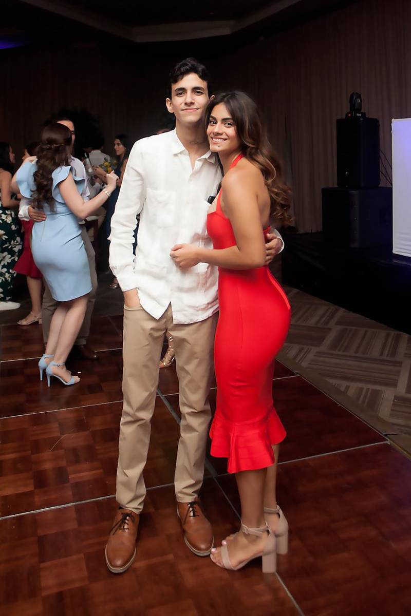 Fawzy Andonie y Gloria Peña.