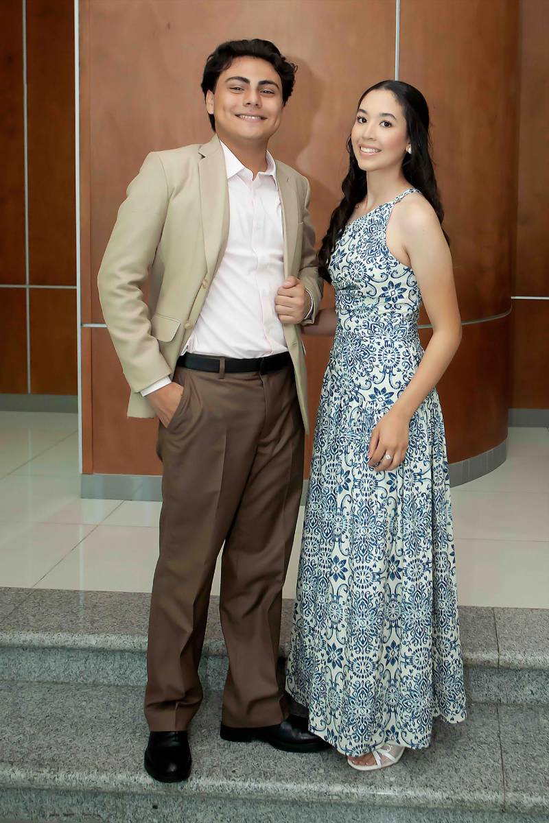 Omer Hernández y Andrea Ramos.