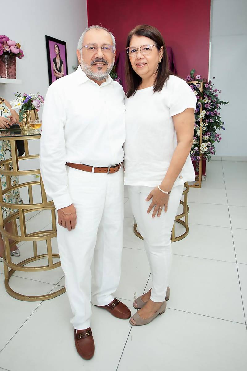 Marlon Motiño y Janeth Oyuela.
