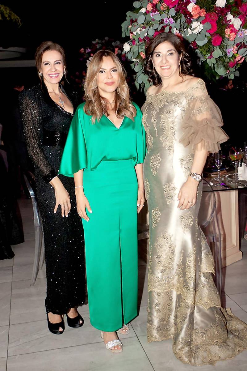 Anabel Larach, Carolina Cabeza y Maribel Andonie. 