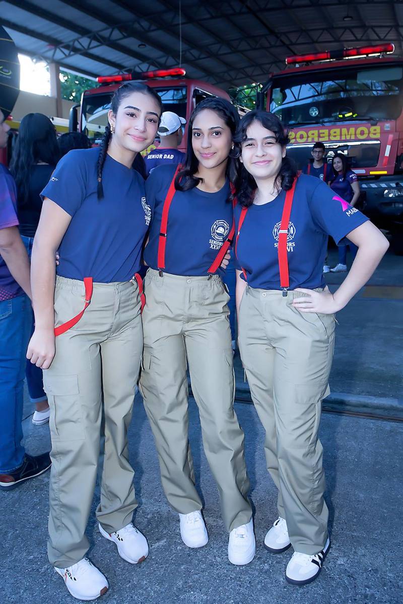 Nohelia Pacheco, Fátima Palao y Andressa Caraccioli.