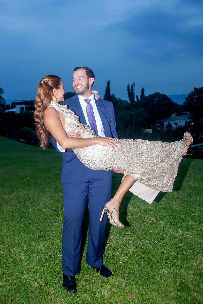  Carlos Simán y su amada Marcela Andonie.