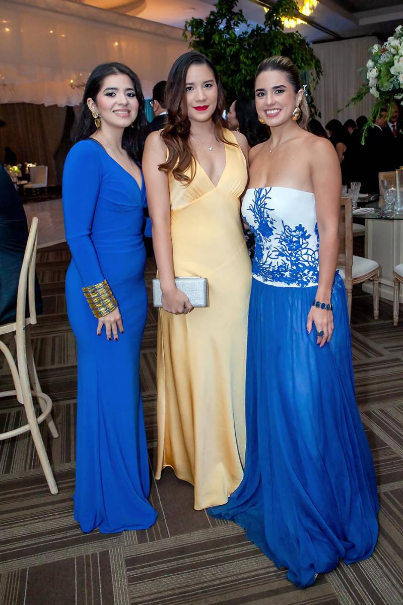 Gracia Santos, Ceily López y Michelle Mejía.