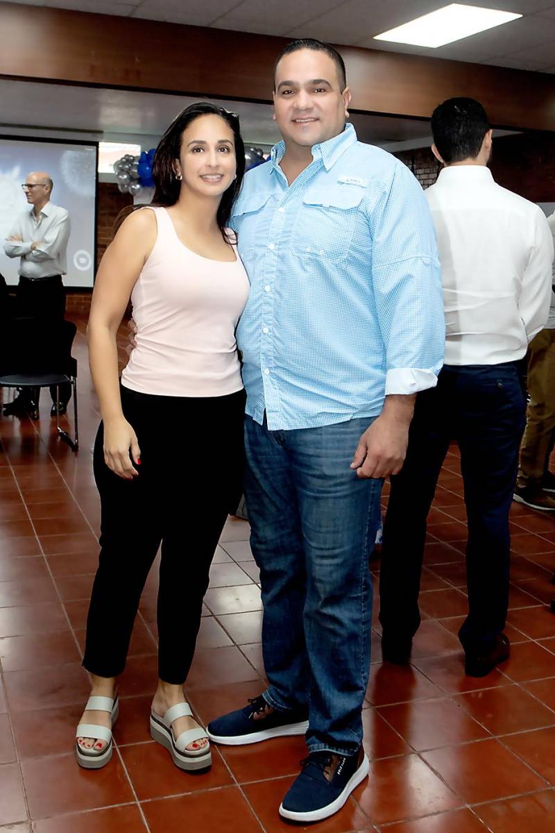 Nashla Pavón y Francisco Abufele.