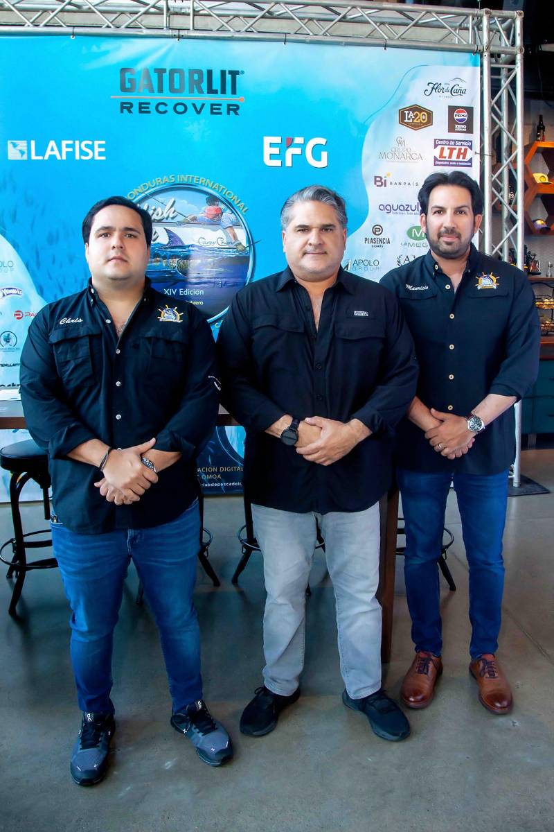 Christopher Fuschich, Basilio Fuschich y Mauricio Canahuati.