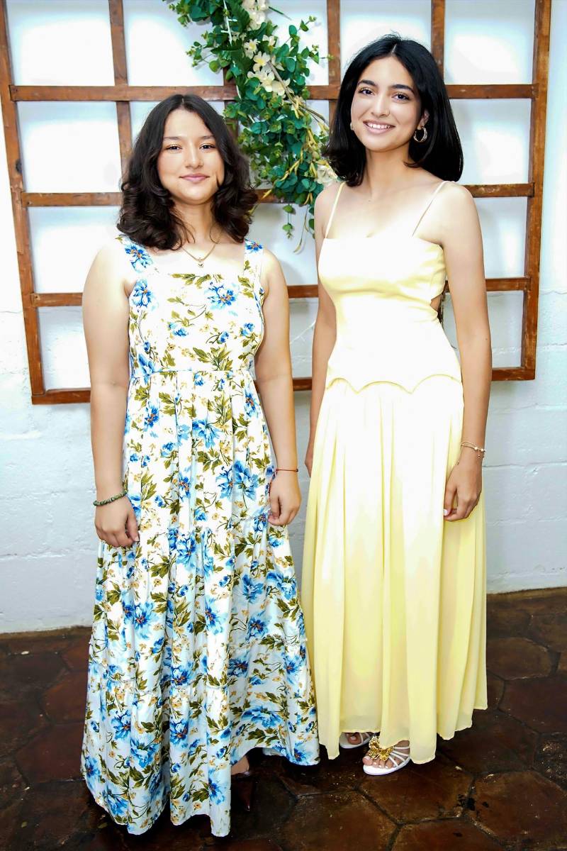 Natalie Chinchilla y María José Duarte. 