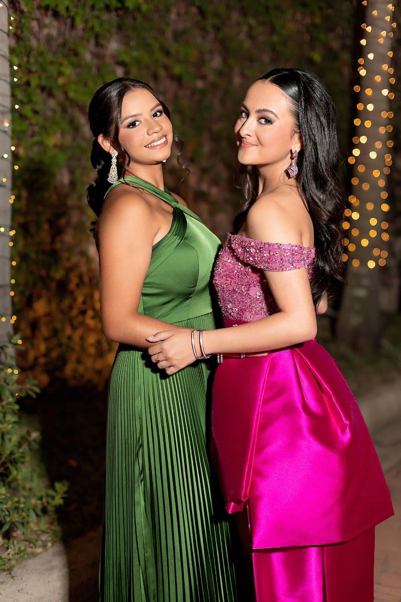 Valería Irías y Michaela Simón.