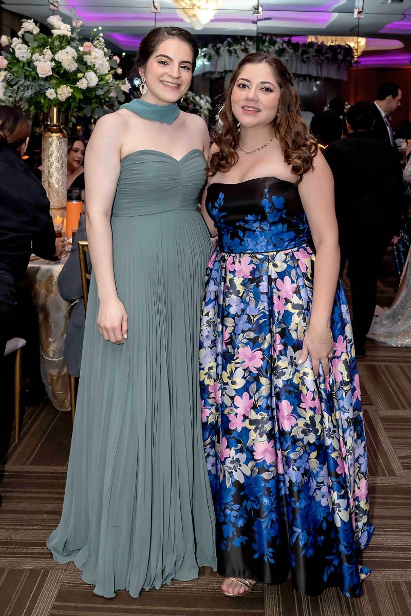 Giselle Bendeck y Siham Irías. 