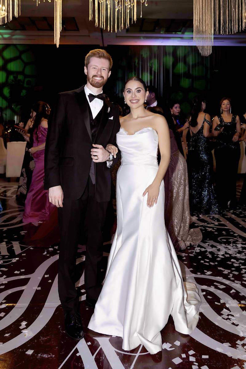 Los nuevos esposos Walter y Andrea Smith.