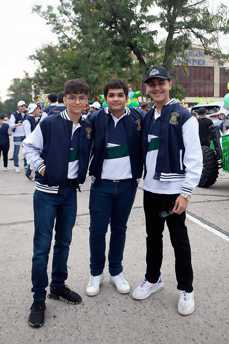 Deangelo Gutiérrez, Johny Aguilar y Daniel Bandy.