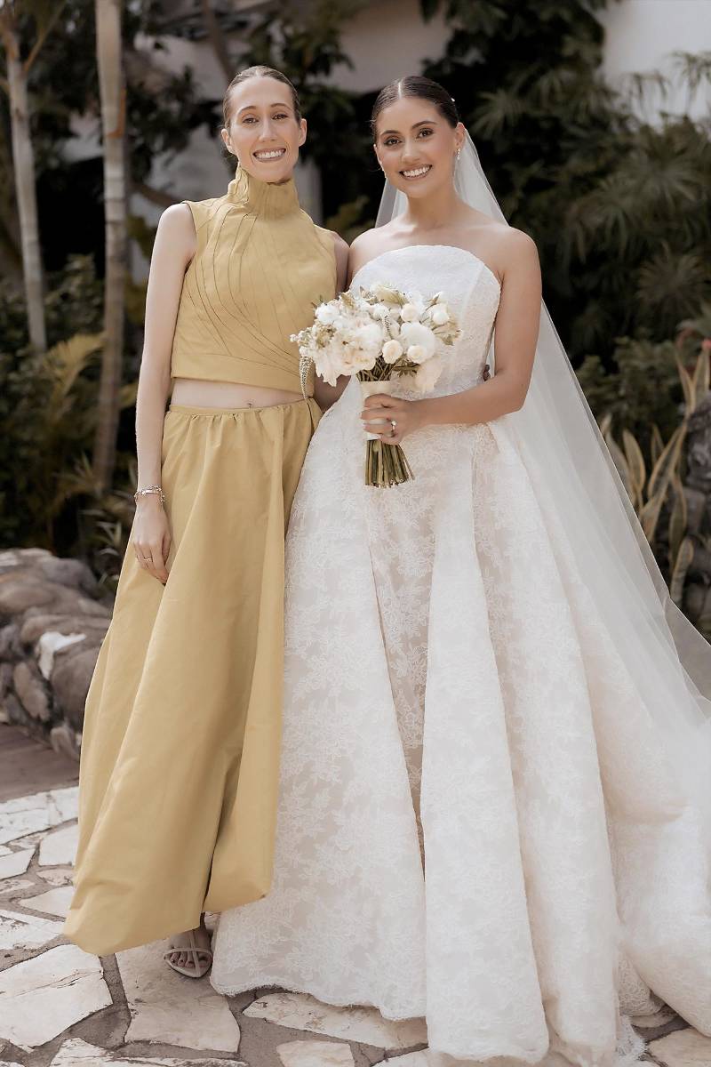 Asi se vivió la boda eclesiástica de Johannes Múller y Ruth Panayotti