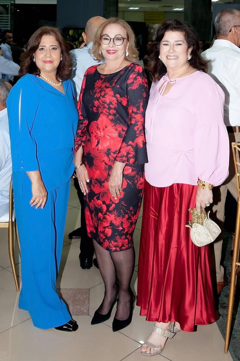 Samia Abufele, Marla Sarmiento y Audelia Dabdoub.