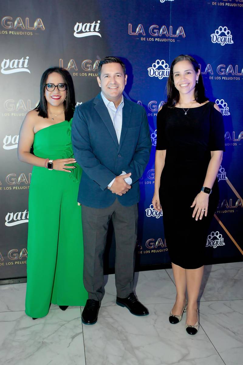 Geisi Meza, Marco Núñez y Tania Rojas.