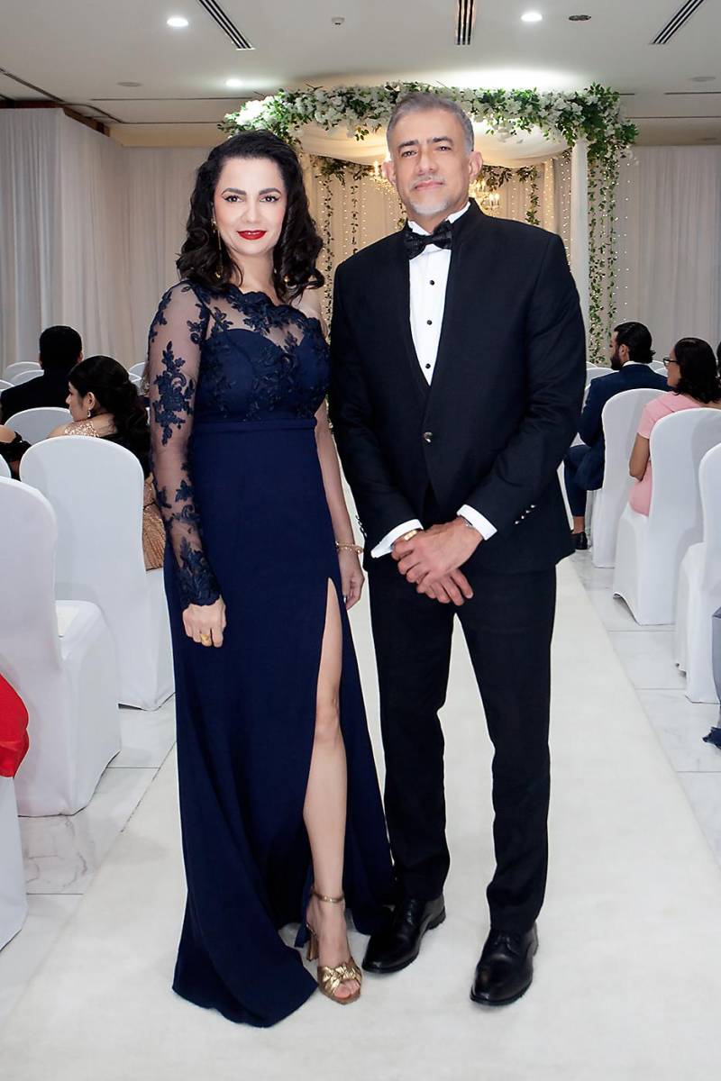Tania Turcios y Marcos Rodríguez.