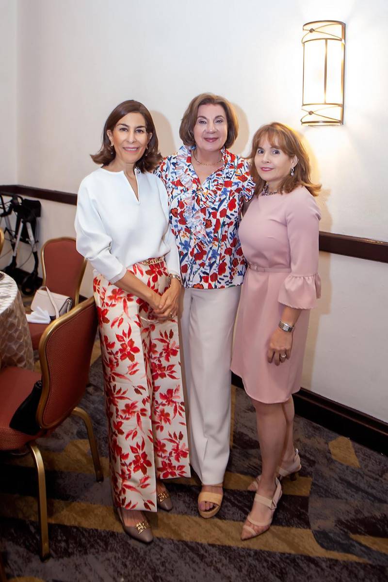Leyla Chahín, Jeanneth Mahomar y Elena Faraj.