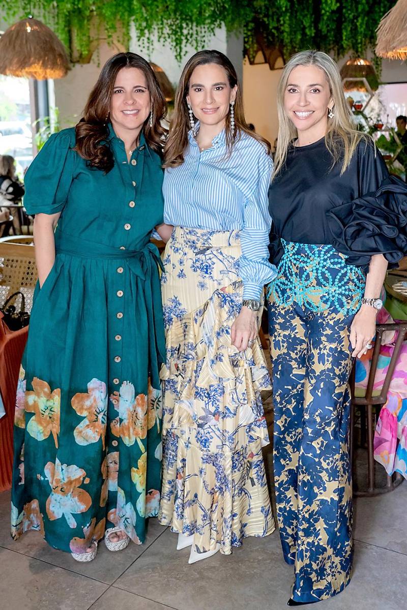 Marinette Kattan, Blanca Hawit y Vanessa Bizzarri.