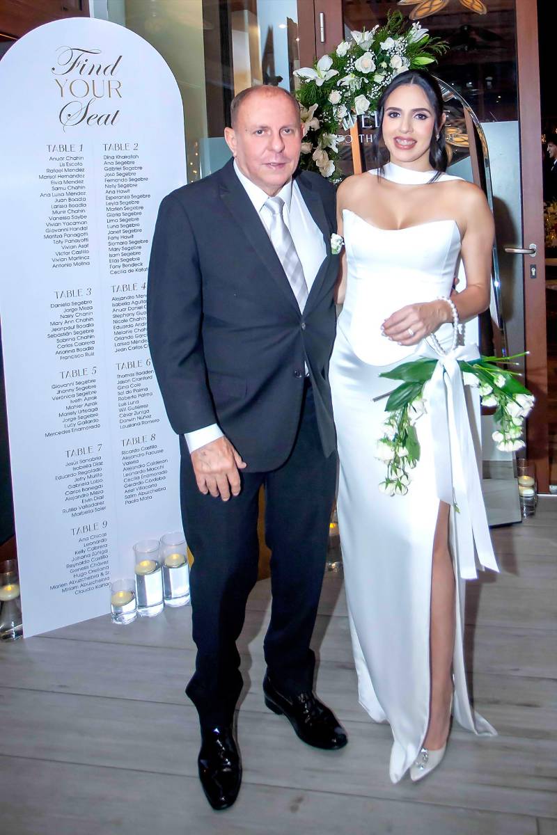 Gabriel Segebre y su hija Nur.