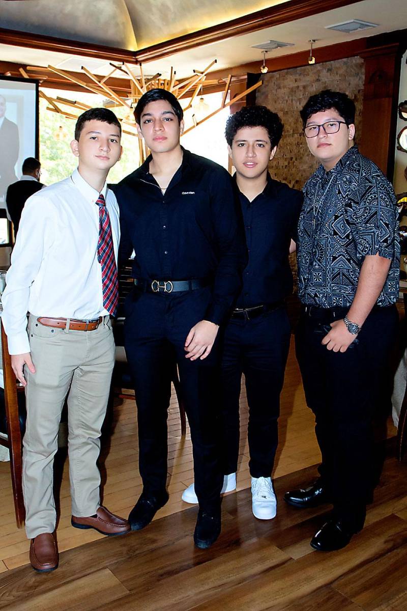 Jorge Guzmán, Javier Díaz, Michael Bardaji y Miguel Chahin.