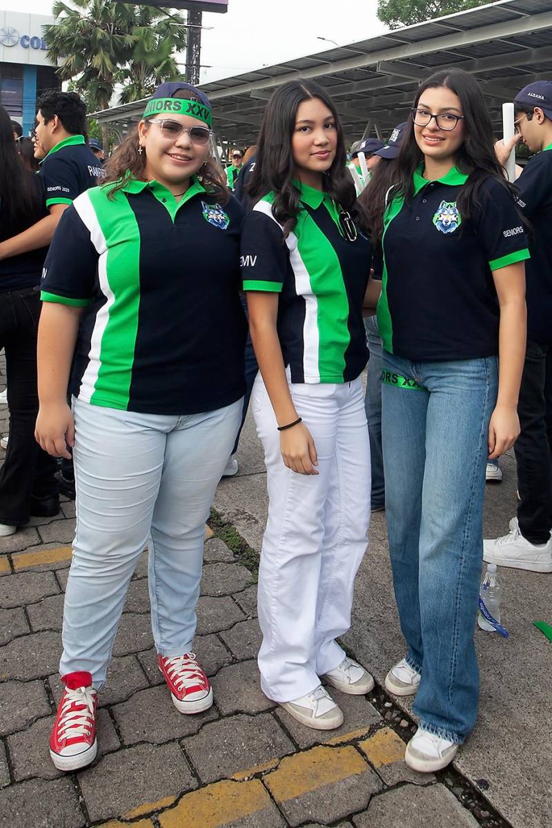 María José Prieto, Mónica Cwu y Larissa Jones.