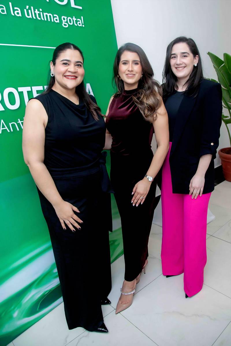 Iliana Aguilar, Sandra Chávez y Alejandra Saybe.