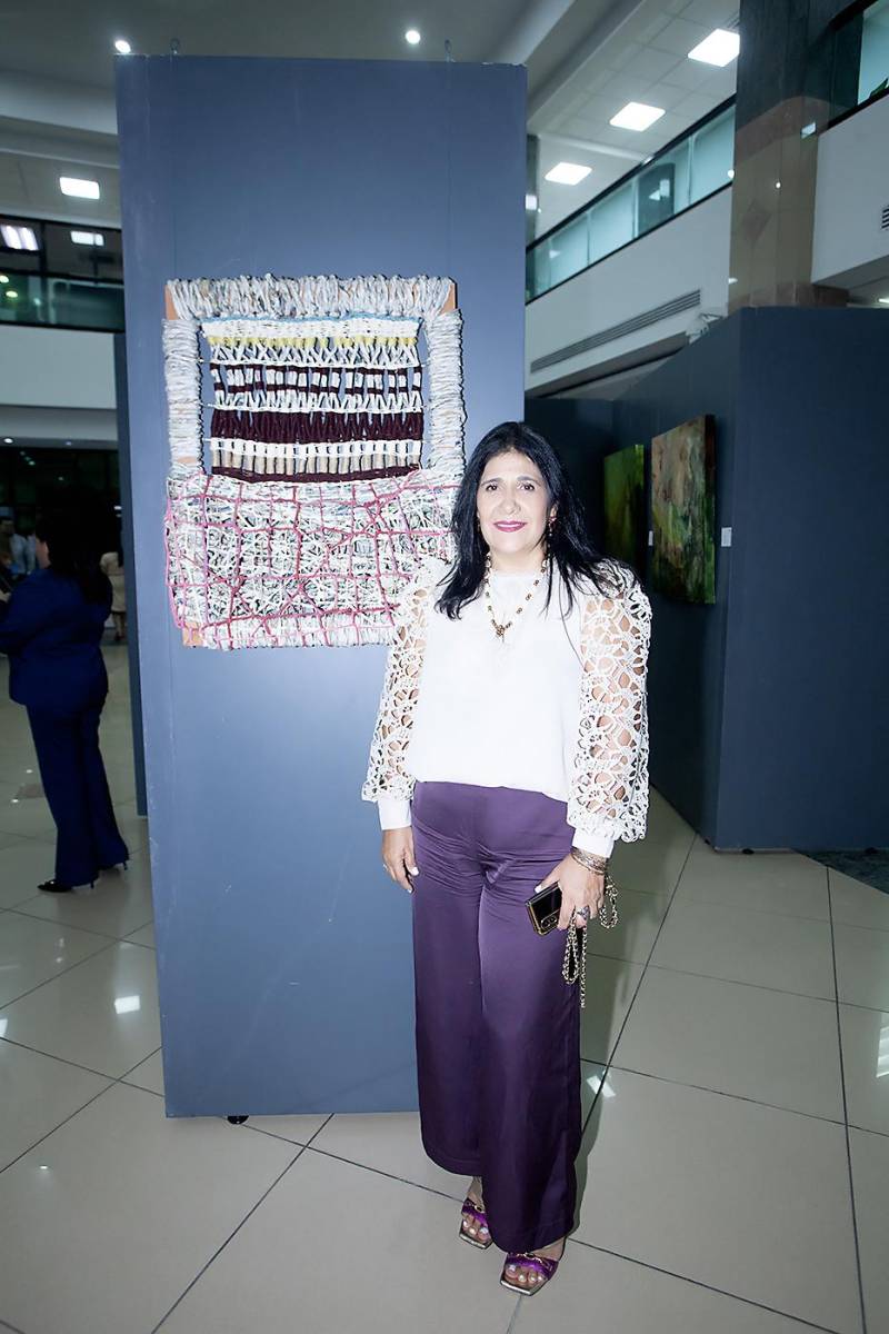 La pintora Melissa Valenzuela.