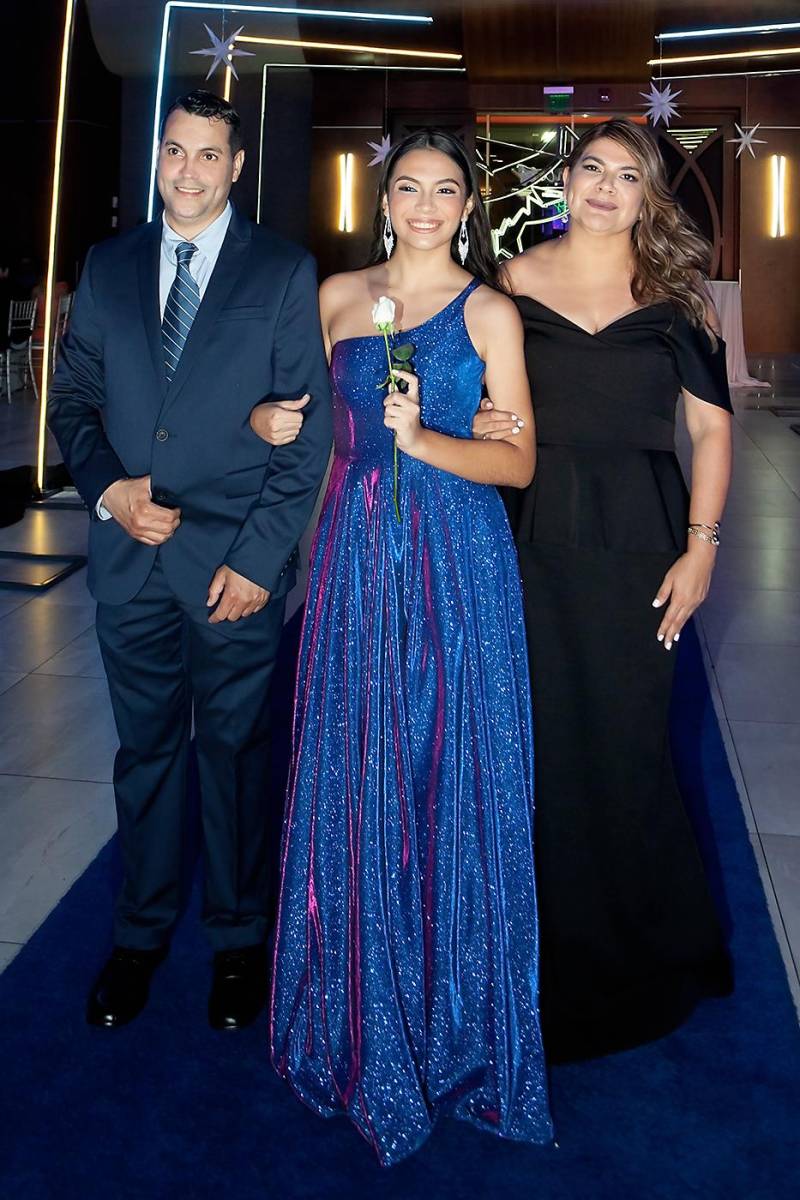 Roberto y Lidia Membreño, con su hija Isabella 