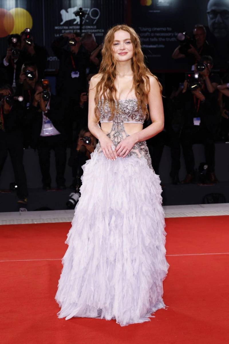 Sadie Sink en Alexander McQueen.
