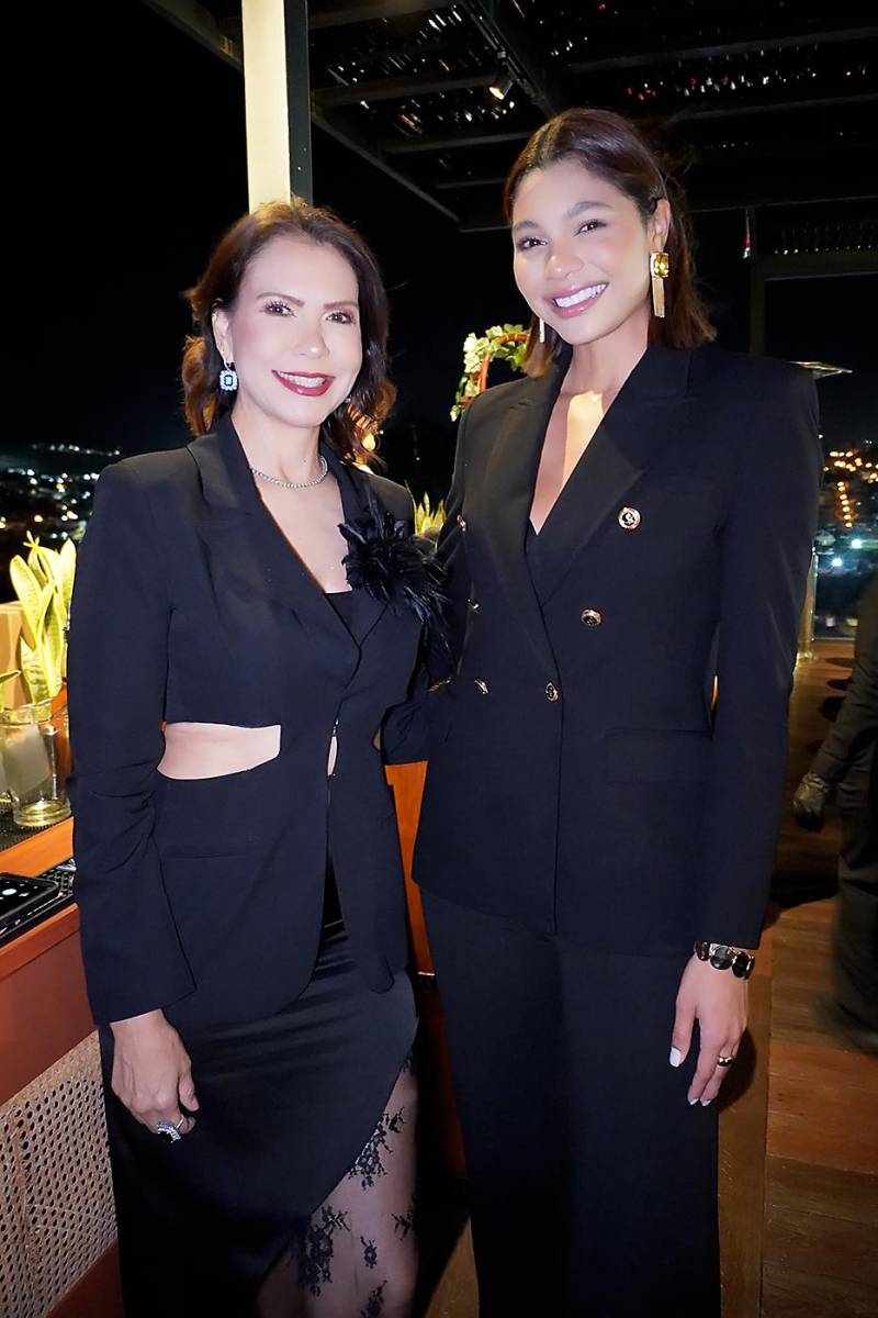 Cecilia Bertrand y April Tobie.