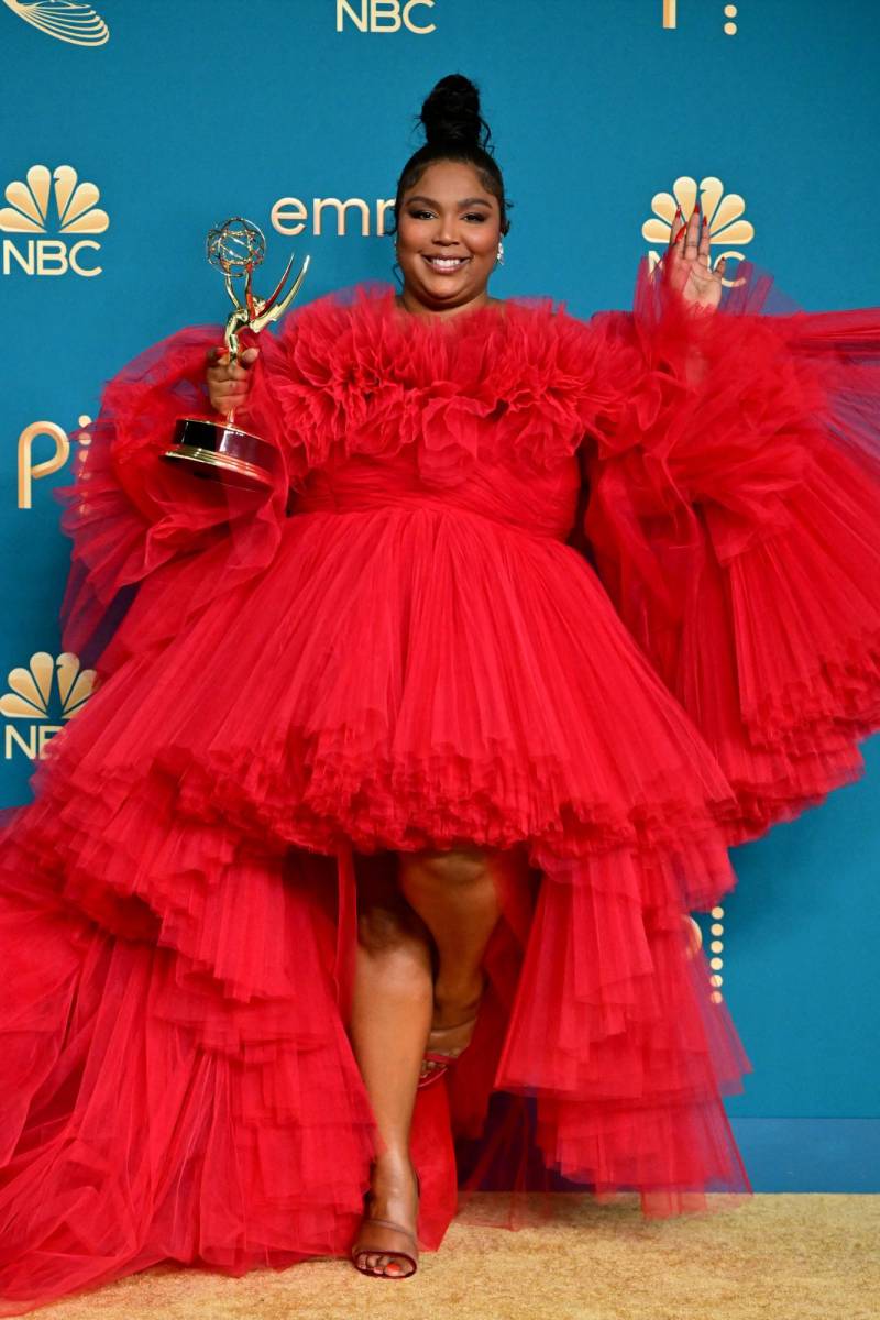 Lizzo en Giambattista Valli.