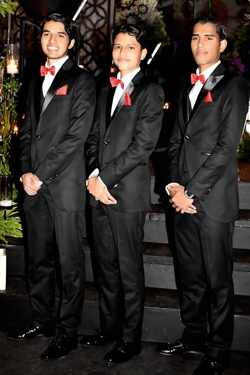 Sergio, Valentín y Jairo Mejía