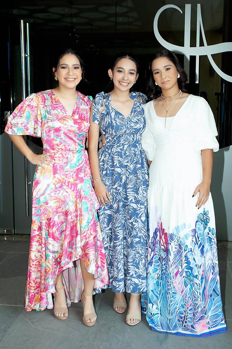 Alejandra Estévez, Ana Pinto y Andrea Pineda