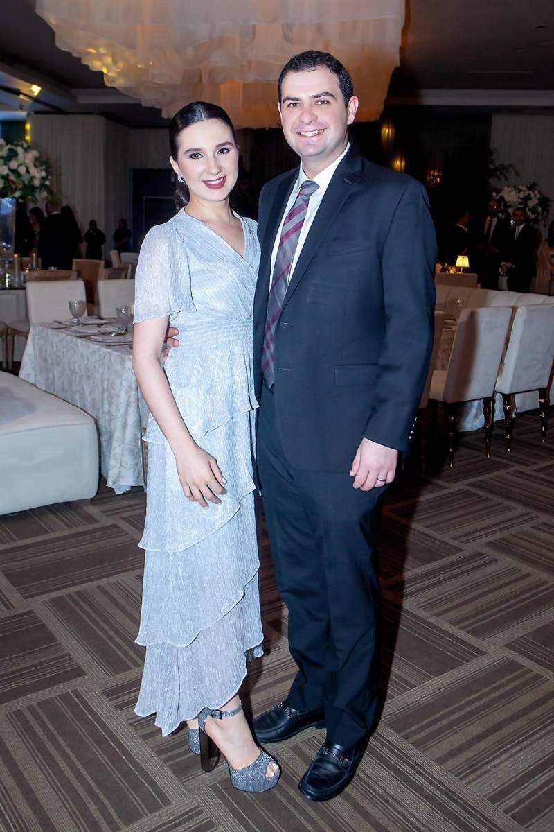 Estefanía y Nader Handal.