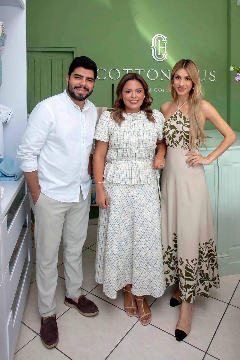 Marco Castellanos, Daniela Pinto y Rosyl Mejía.