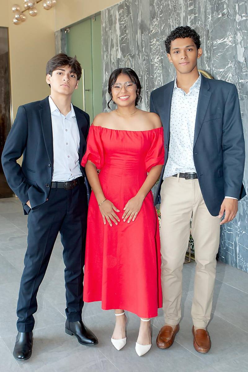 Daniel Menéndez, Paola Osorio y Daniel Rodríguez